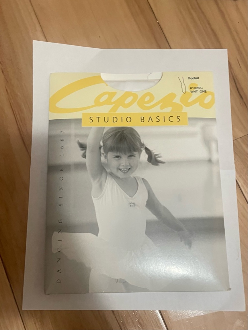 Child Capezio White Tights Child One Size